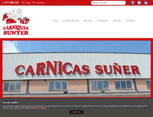 Tablet Screenshot of carnicassunyer.net